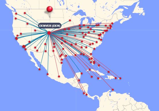 route map for southwest airlines