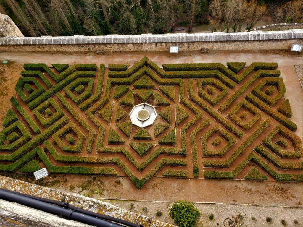 Gardens at Alcázar of Segovia 