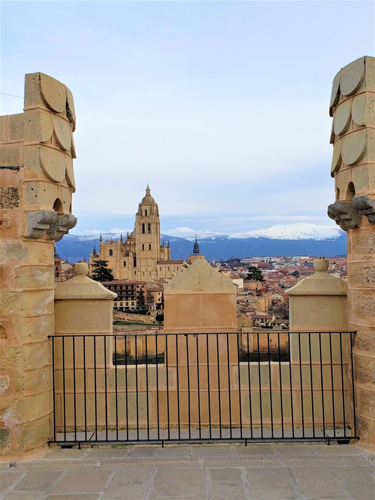 View from the tower of Alcázar of Segovia 