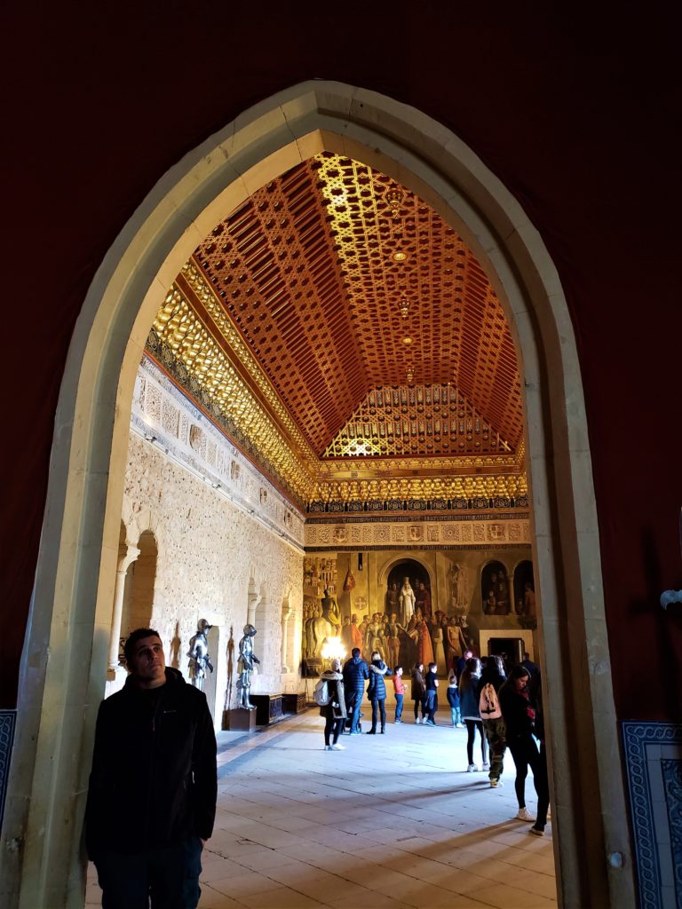 Inside the Alcázar of Segovia 