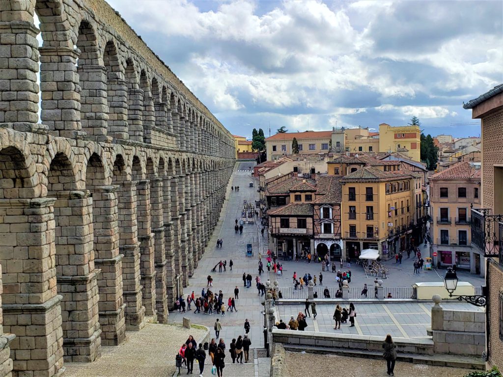 Roman Arches in Segovia