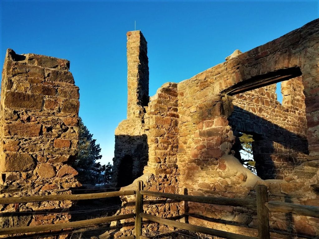 Ruins of Walker Castle on Mt. Falcon